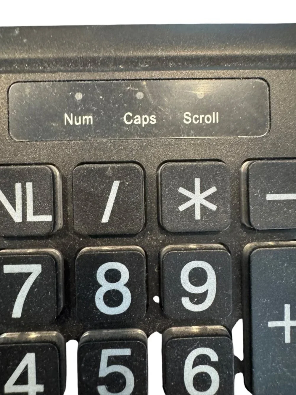 Wired Backlit 104-Key Keyboard With Numeric Keypad USB Connection Black